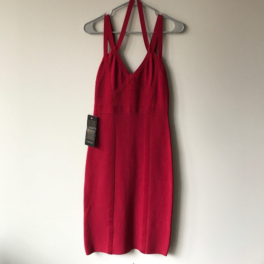 NWT Never worn Bebe bandage dress